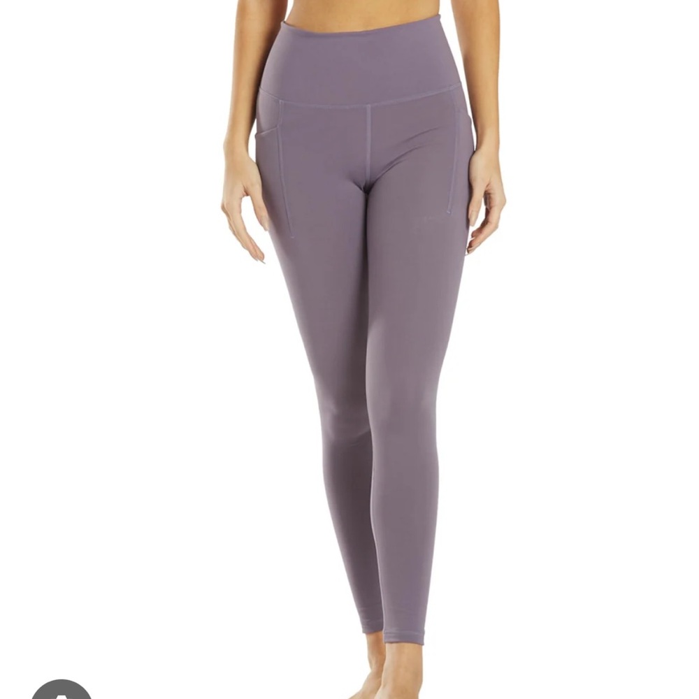ALO Yoga High-Waist Leggings in Mauve Purple